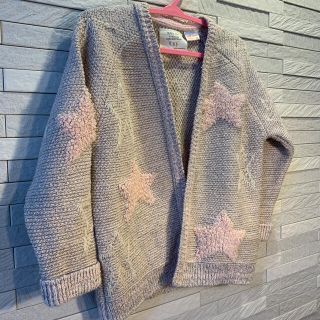 ザラキッズ(ZARA KIDS)のZARA baby  星柄カーディガン　92(カーディガン)