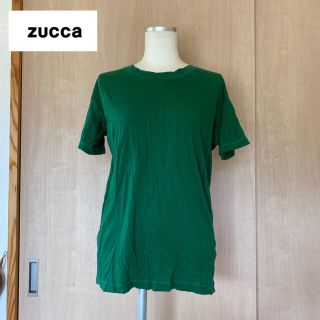 カバンドズッカ(CABANE de ZUCCa)の【CABANE de Zucca】シンプルなTシャツ/グリーン/size:S(Tシャツ/カットソー(半袖/袖なし))