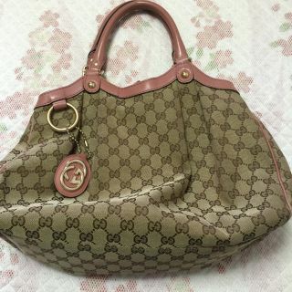 グッチ(Gucci)のGUCCI正規品ピンクバック(ハンドバッグ)