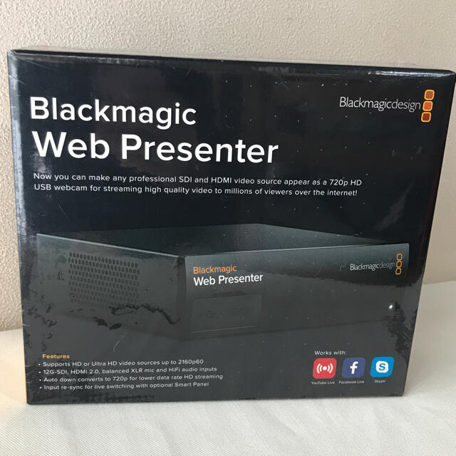 blakmagicdesign  ブラックマジックデザイン　ウェブプレゼンターPC/タブレット
