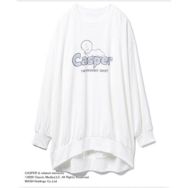 【CASPER】ワンポイントBIGスリーブドレス