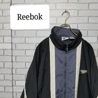 リーボック(Reebok)の【reebok】 リーボック　ナイロンジャケット　ビンテージ　90s フーディー(ナイロンジャケット)