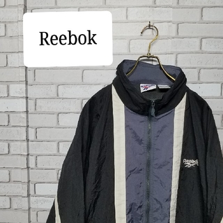 リーボック(Reebok)の【reebok】 リーボック　ナイロンジャケット　ビンテージ　90s フーディー(ナイロンジャケット)