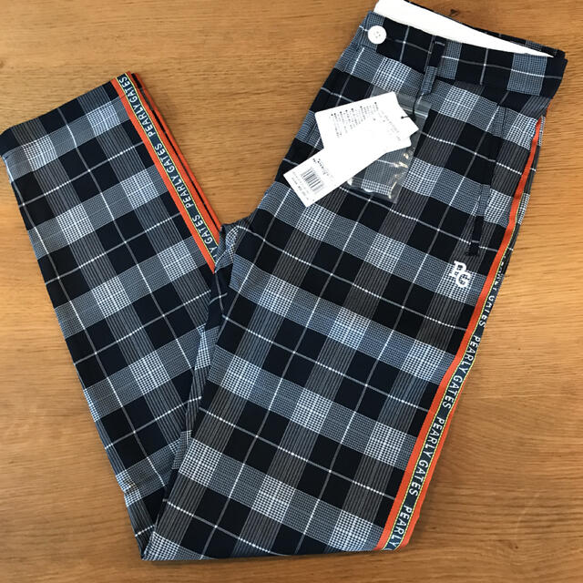 ウエア パーリーゲイツ ストレッチサイドチェックパンツ4 定価35,200円