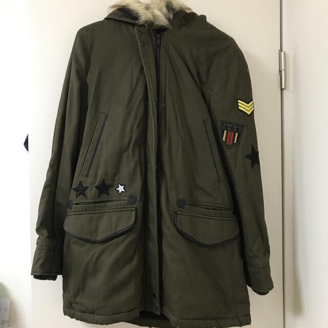 47 割引 愛用 Zara 送料込み 最終価格 未使用品 Zara 裏ボア ミリタリーモッズコート S モッズコート レディース Sofia Com Bo