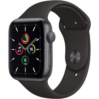 アップル(Apple)の最新 Apple Watch SE(GPSモデル)- 44mmスペースグレイアル(その他)