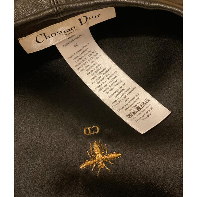 Christian Dior(クリスチャンディオール)のDior ベレー帽 56 Christian Dior☆新品未使用 レディースの帽子(ハンチング/ベレー帽)の商品写真