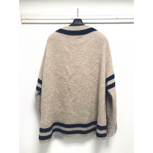 JieDa 18AW V-NECK KNIT ベージュ size 2