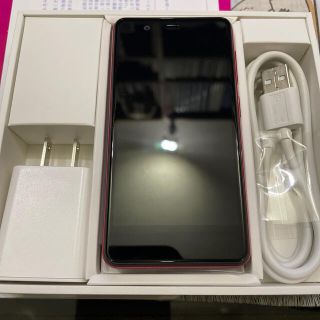 ラクテン(Rakuten)の【美品】Rakuten mini クリムゾンレッド C330(スマートフォン本体)