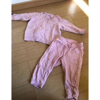 エイチアンドエム(H&M)の！冬物最終価格！H&M kids／スウェット　セットアップ(トレーナー)