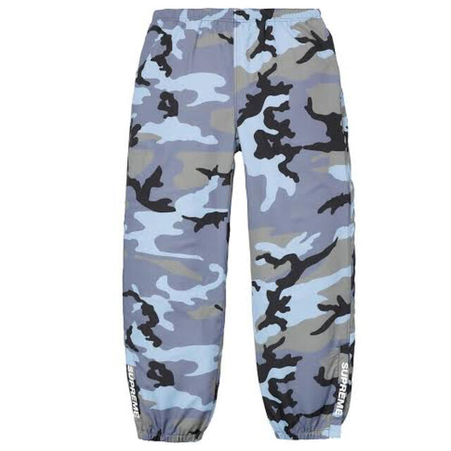 Supreme(シュプリーム)のsupreme warm up pants blue camo M メンズのパンツ(その他)の商品写真