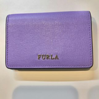 フルラ(Furla)の【H様専用】FURLA カードケース 名刺入れ パープル 紫(名刺入れ/定期入れ)