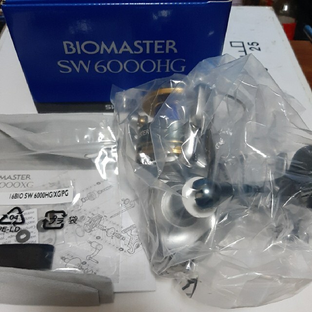 新品 SHIMANO シマノ SW 6000HG バイオマスター スポーツ/アウトドアのフィッシング(リール)の商品写真