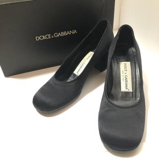 ドルチェアンドガッバーナ(DOLCE&GABBANA)の美品 ドルガバ Dolce&Gabbana ハイヒール/パンプス 黒(ハイヒール/パンプス)