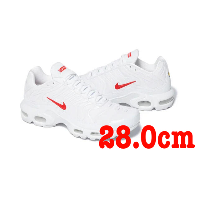 Supreme Nike Air Max Plus White 28cm