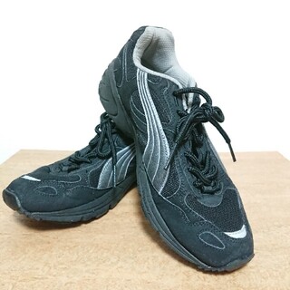 プーマ(PUMA)の【PUMA】（USED）レディース スニーカー（ブラック）25cm(スニーカー)