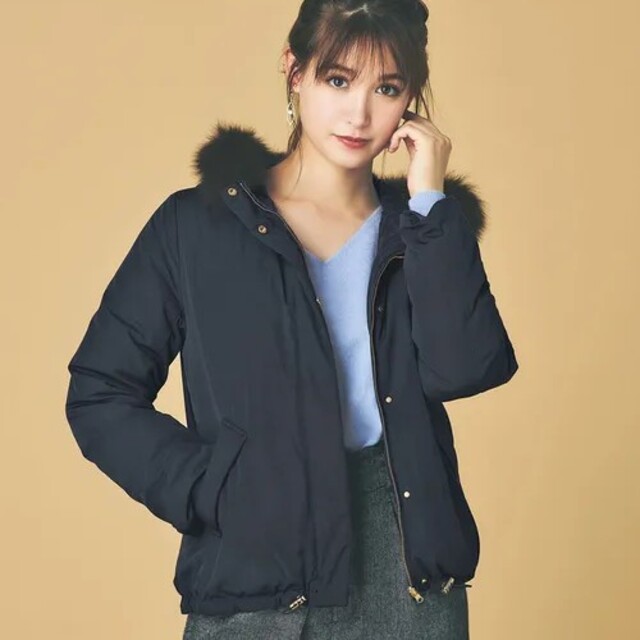 とな様専用 anySiS リバーシブルショートダウン 2way - 1