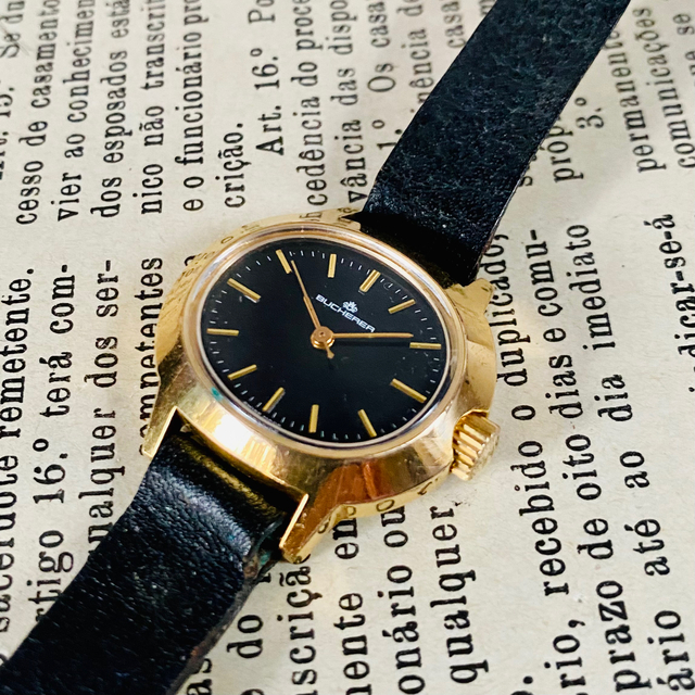 【高級時計ブヘラ】Bucherer 手巻き 腕時計 レディース ビンテージ