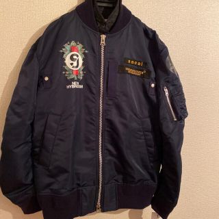 20AW sacai × undercover MA-1 ネイビー サイズ3 - フライトジャケット