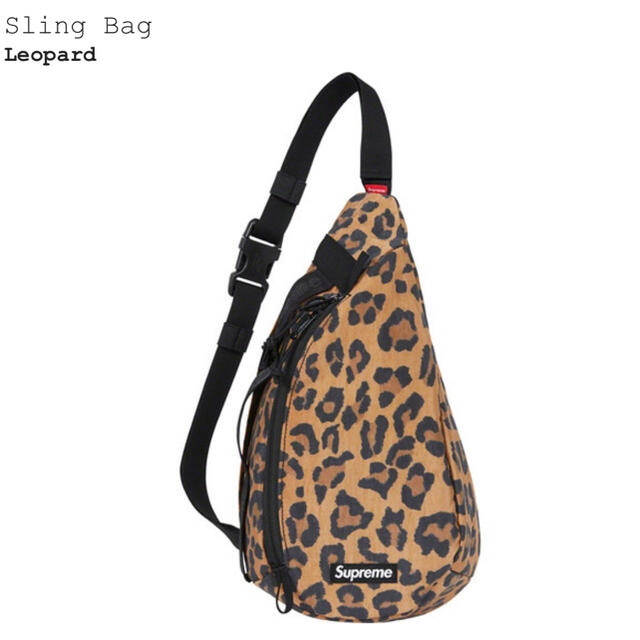 Supreme 20fw Sling Bag leopard ヒョウ柄 新品