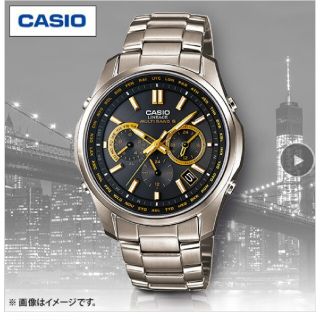 カシオ(CASIO)のカシオ　ソーラー電波時計　リニエージ　新品検品済(腕時計(アナログ))