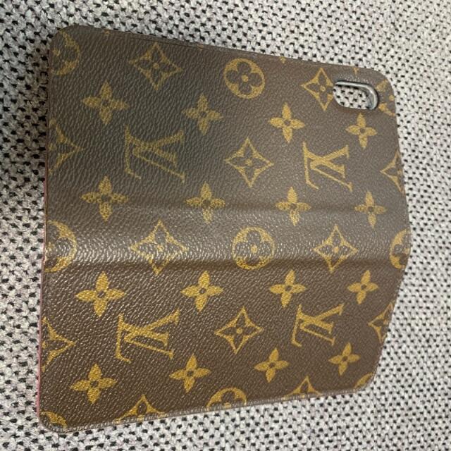 LOUIS VUITTON(ルイヴィトン)の[ルイヴィトン] iPhone フォリオ スマホカバー モノグラム ローズ ピン スマホ/家電/カメラのスマホアクセサリー(iPhoneケース)の商品写真