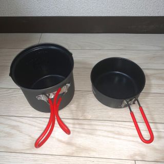 コールマン(Coleman)のアルミ製クッカーセット　キャンプ用(調理器具)