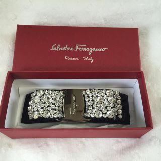 サルヴァトーレフェラガモ(Salvatore Ferragamo)の極美品💖フェラガモビジューバレッタ(バレッタ/ヘアクリップ)