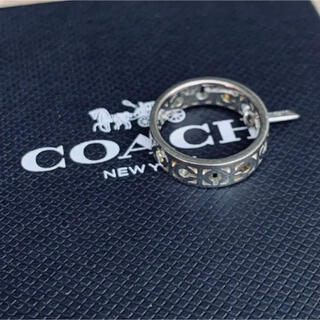 コーチ(COACH)の美品！coach コーチ レディース  シルバーリング 指輪(リング(指輪))