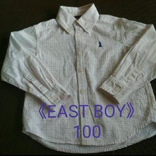 イーストボーイ(EASTBOY)の【EASTBOY】シャツ　Cotton100％ 100cm(その他)