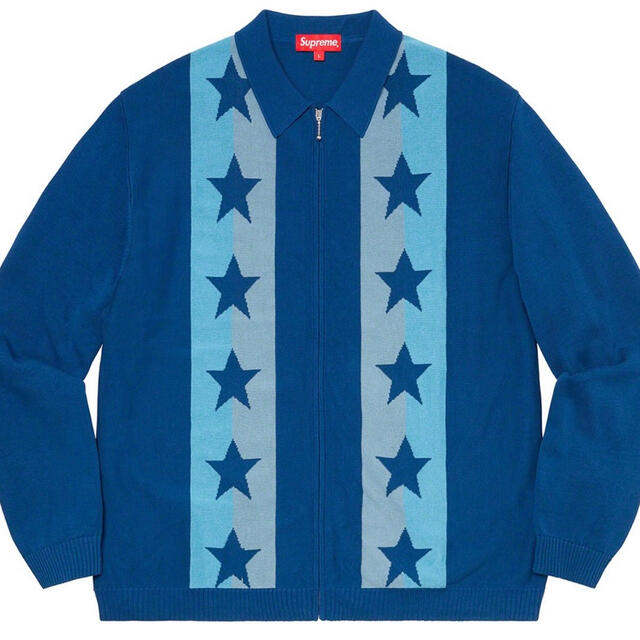 ☆Supreme Stars zip up sweater polo Mサイズ | www.innoveering.net