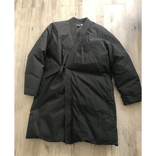 コモリ(COMOLI)のsnow peak doteta down coat black(ダウンジャケット)