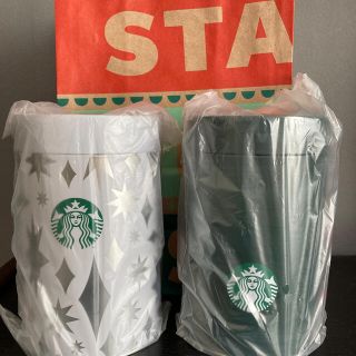 スターバックスコーヒー(Starbucks Coffee)のスターバックス　スタバ　クリスマス　キャニスター缶　限定　缶　ホリデー(ノベルティグッズ)