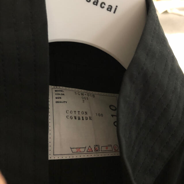 2022年製 新品】 sacai - 12月限定！sacai cotton mods coat black 2 