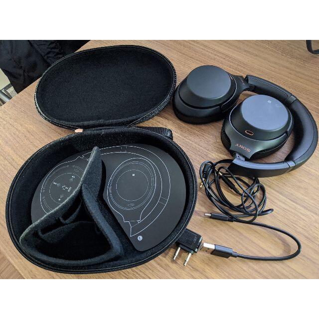 SONY(ソニー)のSONY WH1000XM3 黒 ノイズキャンセリング スマホ/家電/カメラのオーディオ機器(ヘッドフォン/イヤフォン)の商品写真