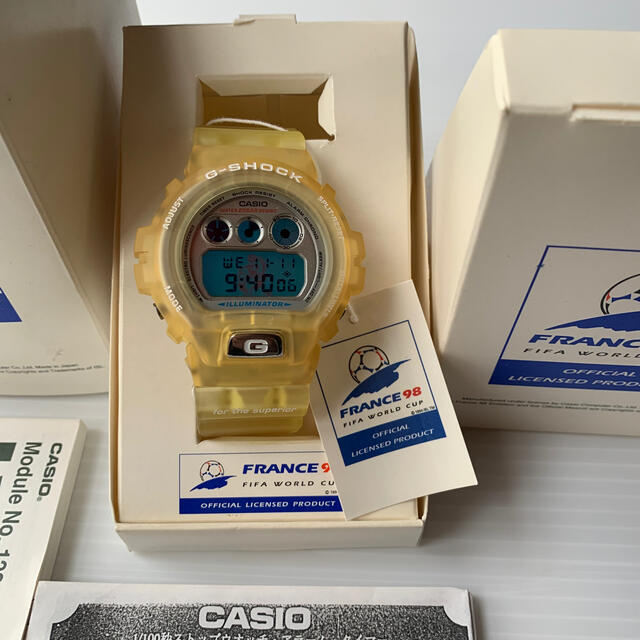 時計　カシオ　G-SHOCK  フランス98  FIFA WORLD CUP