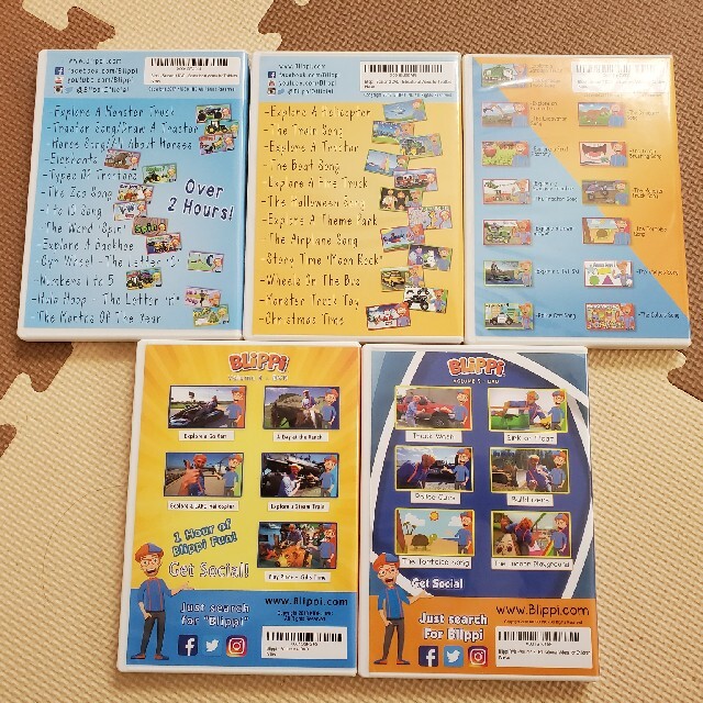 ☆lilyさま専用☆Blippi DVD ５枚セット