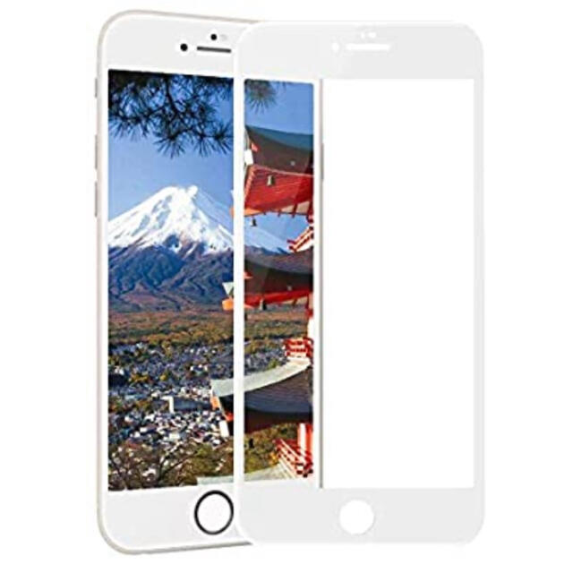 iphone8 plus ガラス 保護 フィルム  スマホ/家電/カメラのスマホアクセサリー(保護フィルム)の商品写真