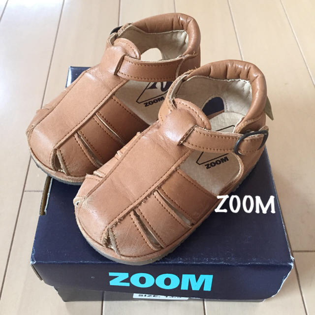 ZOOM / 本革サンダル13.5 キッズ/ベビー/マタニティのベビー靴/シューズ(~14cm)(サンダル)の商品写真
