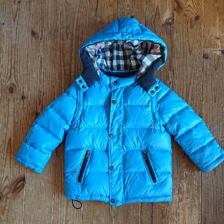 バーバリー(BURBERRY)のバーバリー 子供服 3way ダウンコート ダウンジャケット フード付 110(ジャケット/上着)