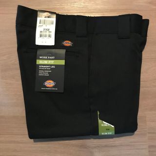 ディッキーズ(Dickies)の新品 31x30 BK スリムフィット ワークパンツ ディッキーズ ブラック(ワークパンツ/カーゴパンツ)