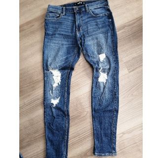 ホリスター(Hollister)の美品　ホリスター　ダメージスキニー(デニム/ジーンズ)