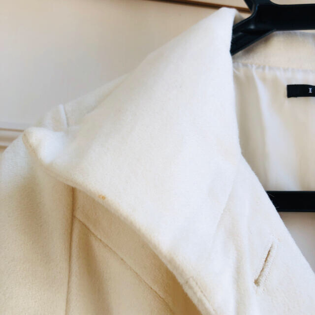 INGNI(イング)のINGNI 白コート レディースのジャケット/アウター(ロングコート)の商品写真