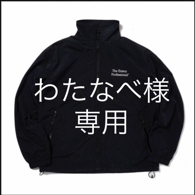 Ennoy  NYLON JACKET (BLACK)  L