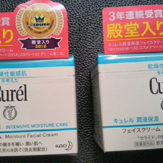 カオウ(花王)の花王キュレル潤浸保湿フェイスクリーム（40ｇ）2個セット(フェイスクリーム)