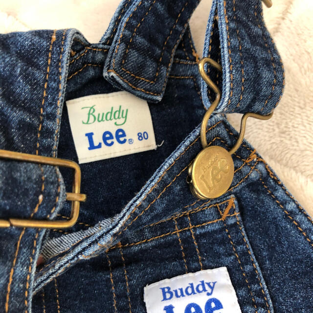 Buddy Lee(バディーリー)のデニムジャンパースカート　80センチ キッズ/ベビー/マタニティのベビー服(~85cm)(スカート)の商品写真