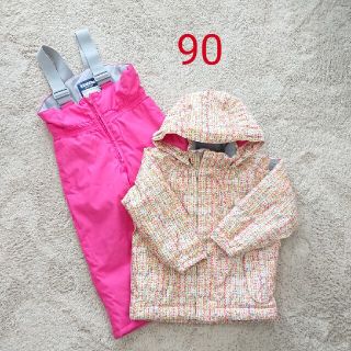 美品 スキーウエア 90 女の子(ウエア)