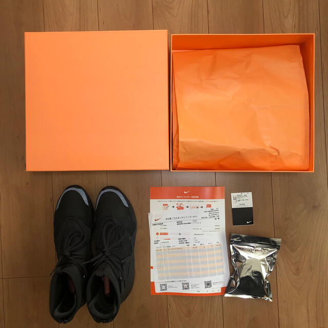 NIKE AIR FEAR OF GOD 1 TRIPLE BLACK 28.5