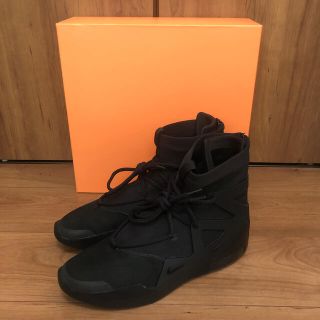 フィアオブゴッド(FEAR OF GOD)のNIKE AIR FEAR OF GOD 1 TRIPLE BLACK 28.5(スニーカー)