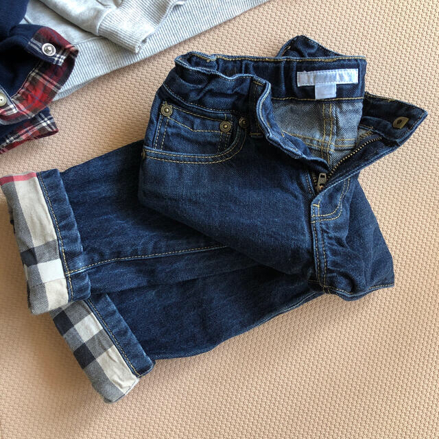 familiar(ファミリア)のトップス 長袖 ジーンズ 100cm〜104cm セット キッズ/ベビー/マタニティのキッズ服男の子用(90cm~)(Tシャツ/カットソー)の商品写真